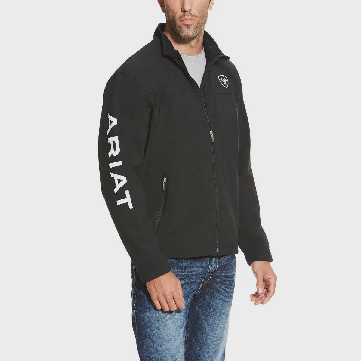 Ariat Mens Team Softshell Black Jacket, Size: XS