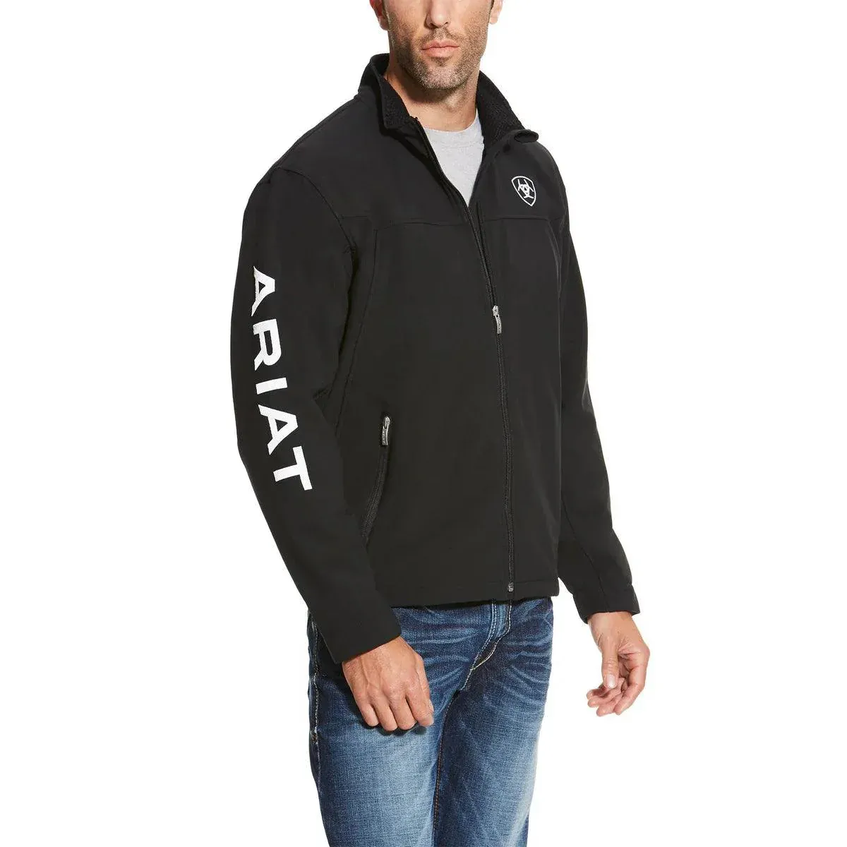 Ariat Mens Team Softshell Black Jacket, Size: XS