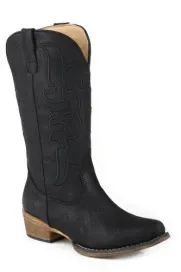 Roper Ladies Riley Cord Black Boot