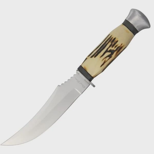 Knife Rough Rider Small Hunter 8 7/8" Overall Delrin Stag