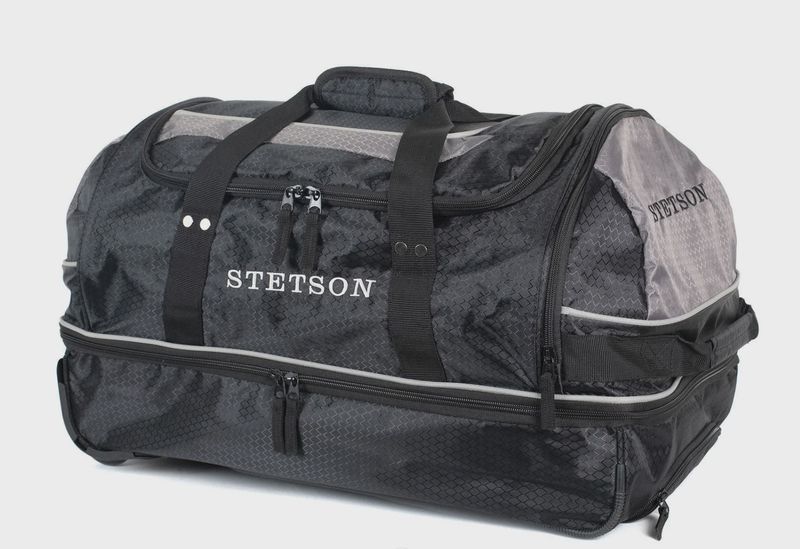 Stetson Roller Bag Black Grey Gear Bag
