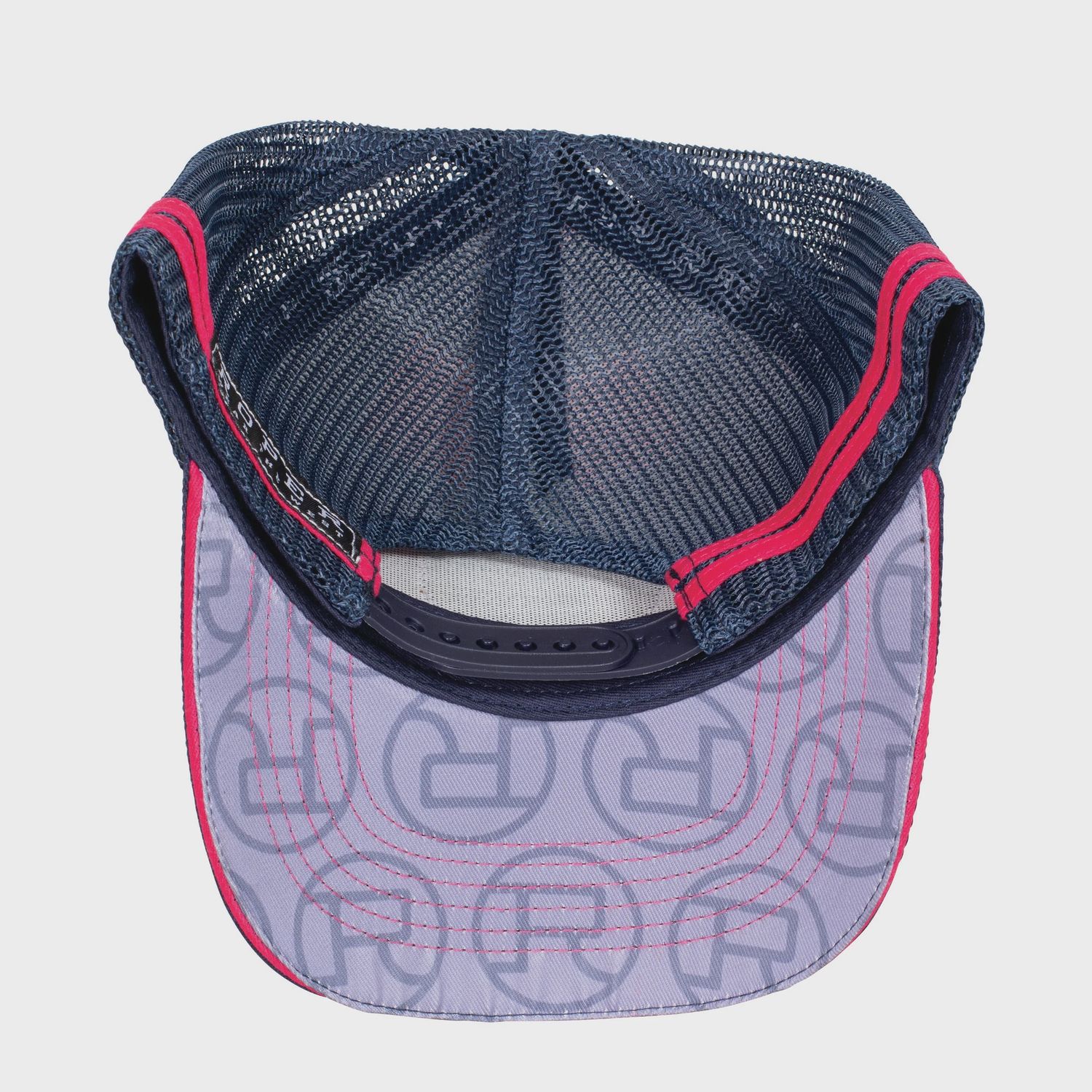Roper Raspberry and Navy Trucker Cap