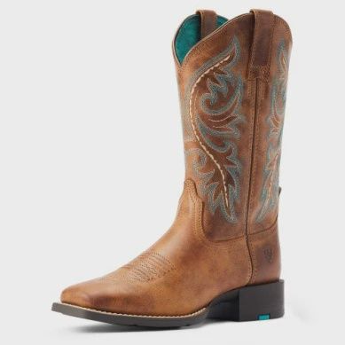 Ariat Ladies Round Up Back Zip Boot, Size: 6C
