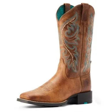 Ariat Ladies Round Up Back Zip Boot