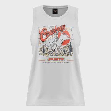 PBR Ladies Here for the Cowboys Singlet