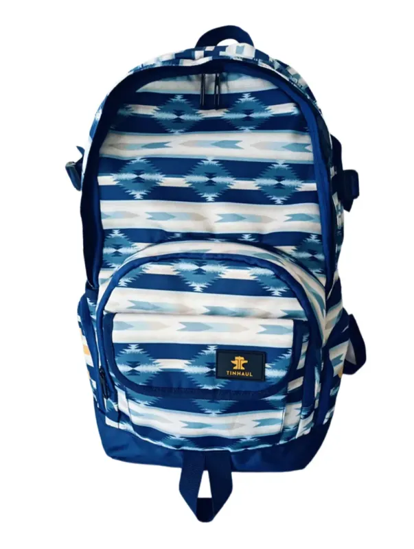 Tin Haul Blue Aztec Backpack