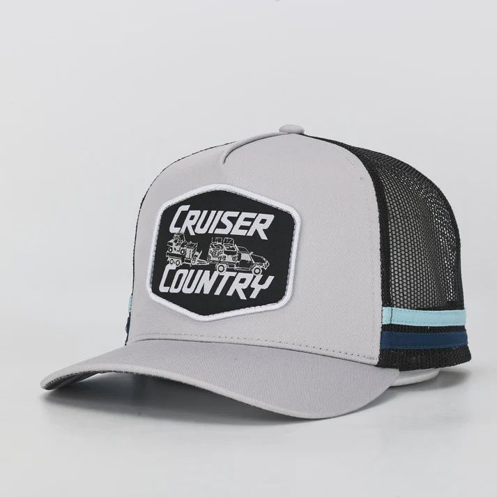 Hogs Dogs And Quads Cruiser Country Grey Cap