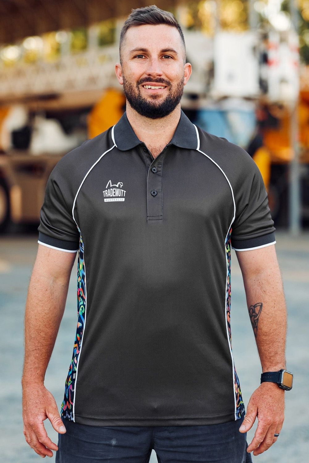 Trademutt Unisex Black Pearler Polo Shirt, Size: XXS