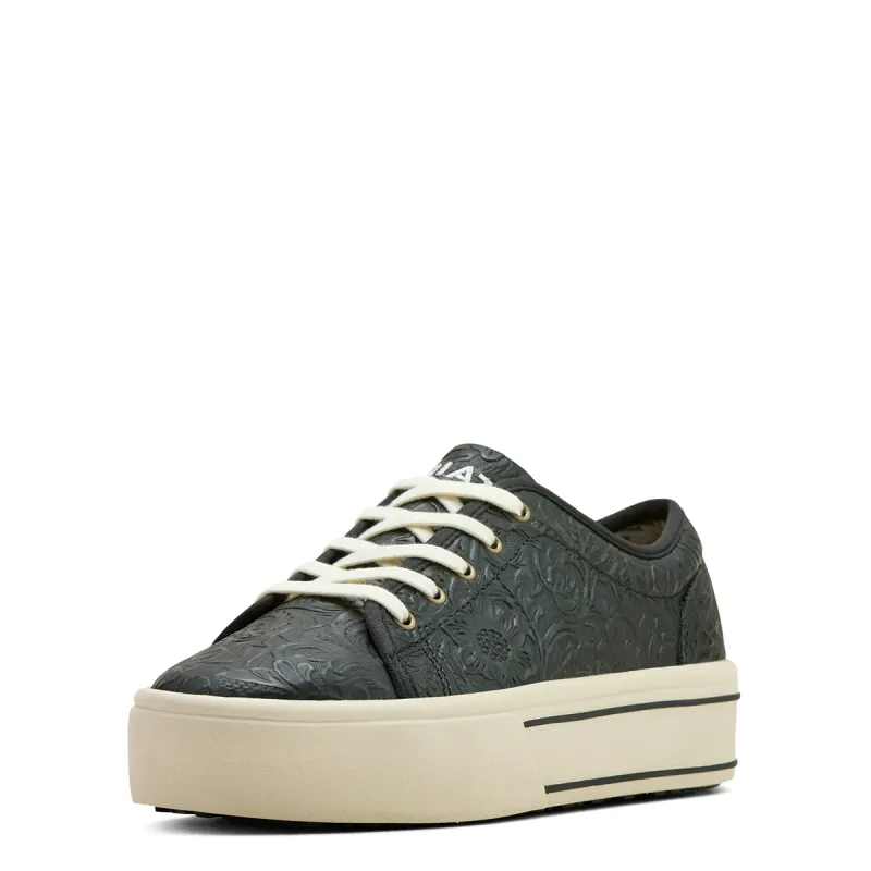 Ariat Ladies Skylar Black Floral Embossed Sneaker