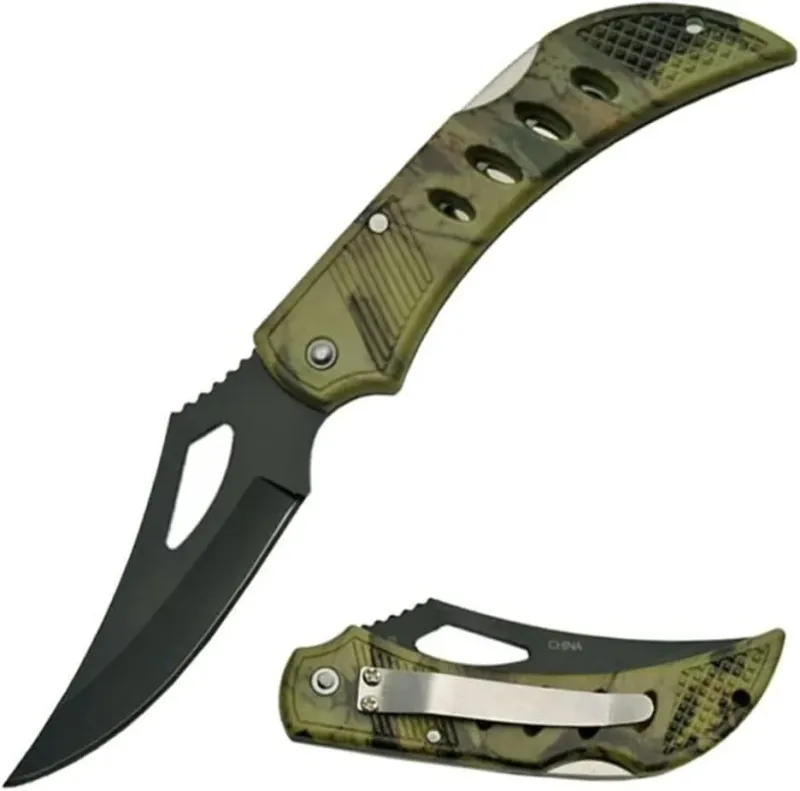 KNIFE - Eagle Eye Camo 4 1/8"Closed Lockback