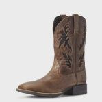 Ariat Mens Sports Ventek Dark Tan Two Tone Boot