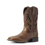 Ariat Mens Sports Ventek Dark Tan Two Tone Boot