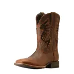 Ariat Mens Cowpuncher Ventek Brown Oiled Rowdy Boot