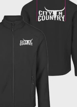 City N Country Kids Classic Black and White Softshell Jacket