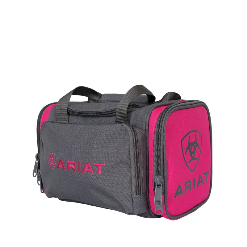 Ariat Grey and Pink Vanity Bag