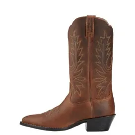 Ariat Ladies Heritage Western Round Toe Distressed Brown Boot