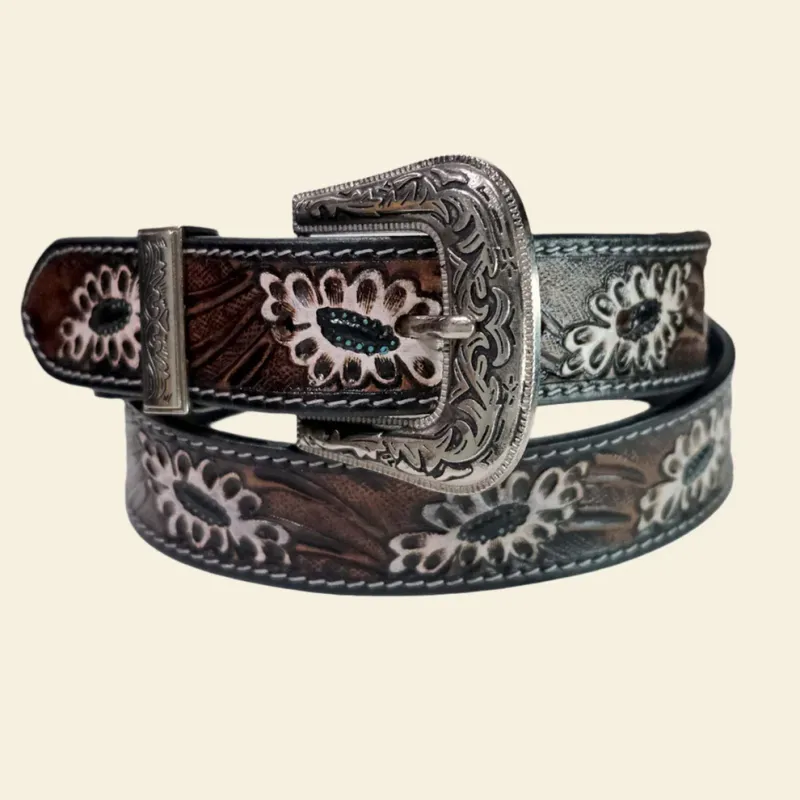 Outback King Daisy Delight Western Belt