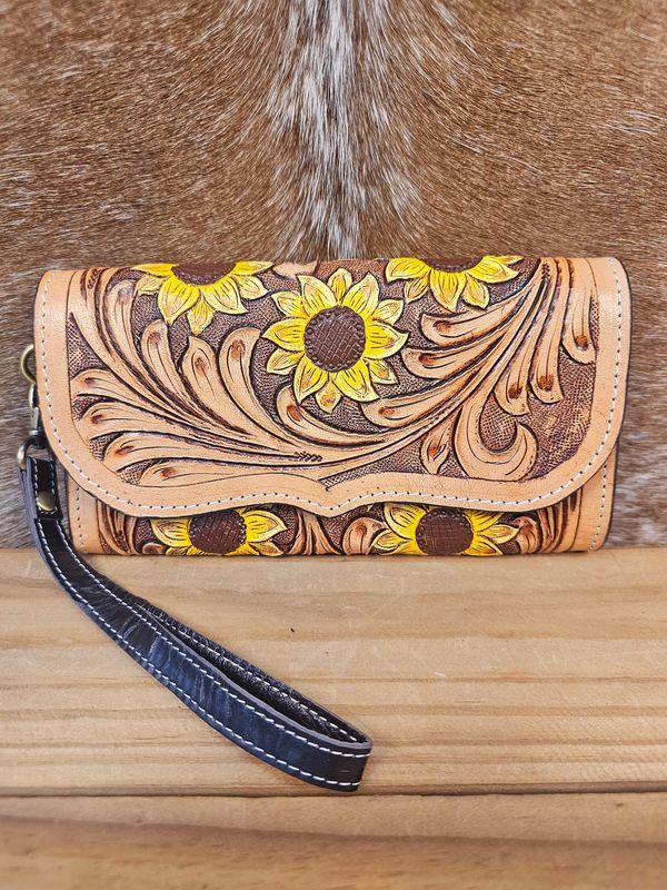 Bushfire Road Sunflower Bloom Wallet