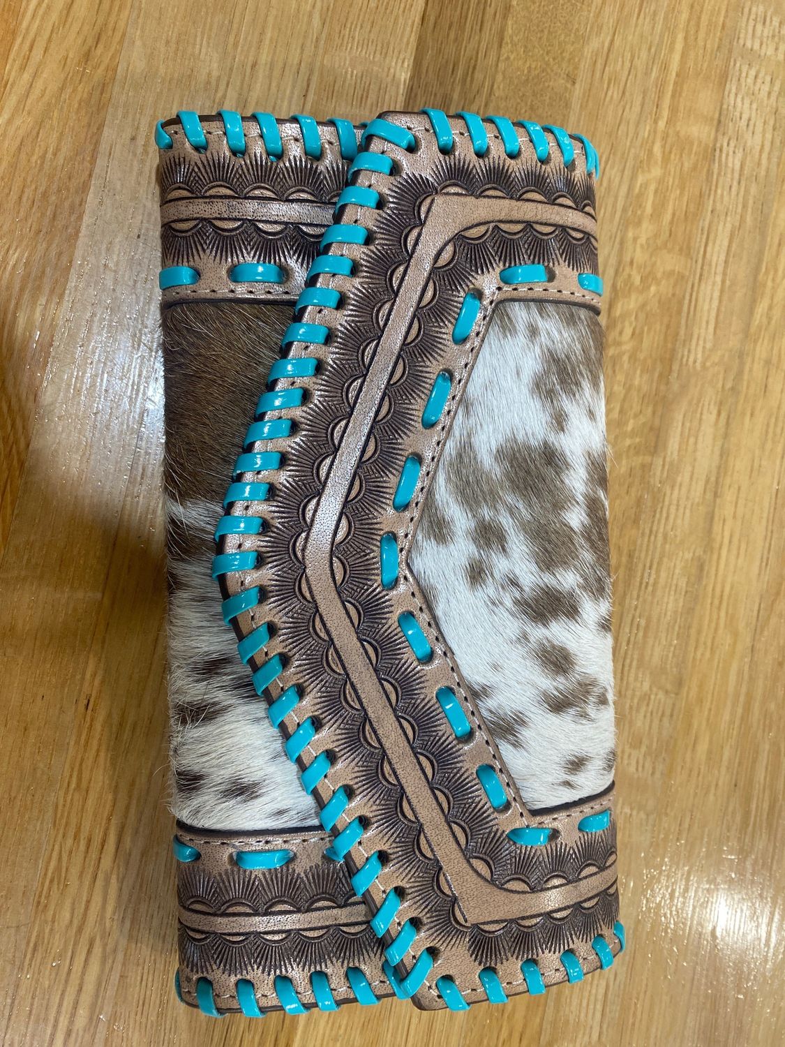 Bushfire Road Kristy Aqua Wallet