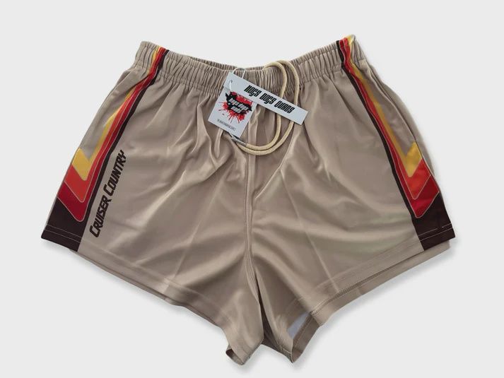 Hogs Dogs And Quads Adult Cruiser Country Sand Footy Short, Color: Sand, Size: S