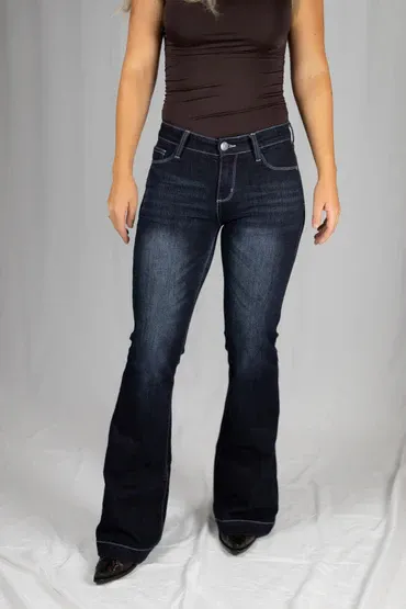 CC Western Ladies Carissa Classic Dark Wash Jean
