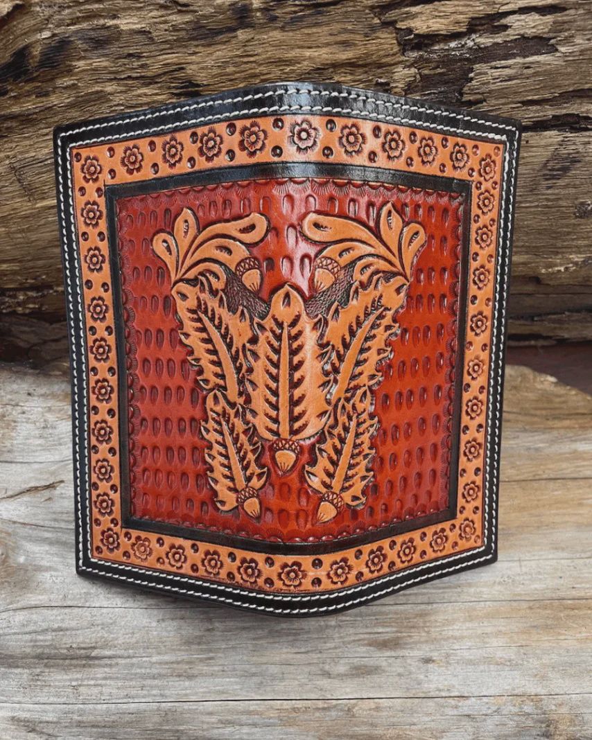 Outback King Western Cowboy Golden Acorn Wallet