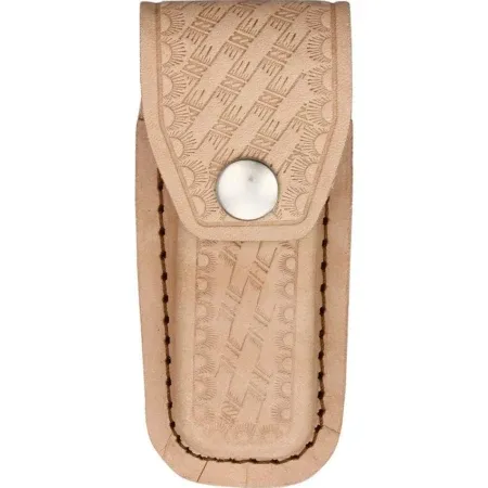 Knife Pouch Leather Basketweave Fits 3.5 - 4"Knife