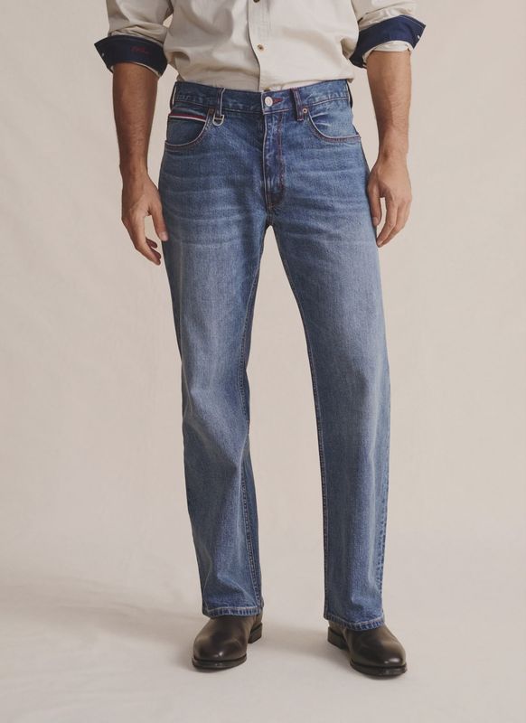 Kidman Mens Geurie Regular Mid Wash Jean