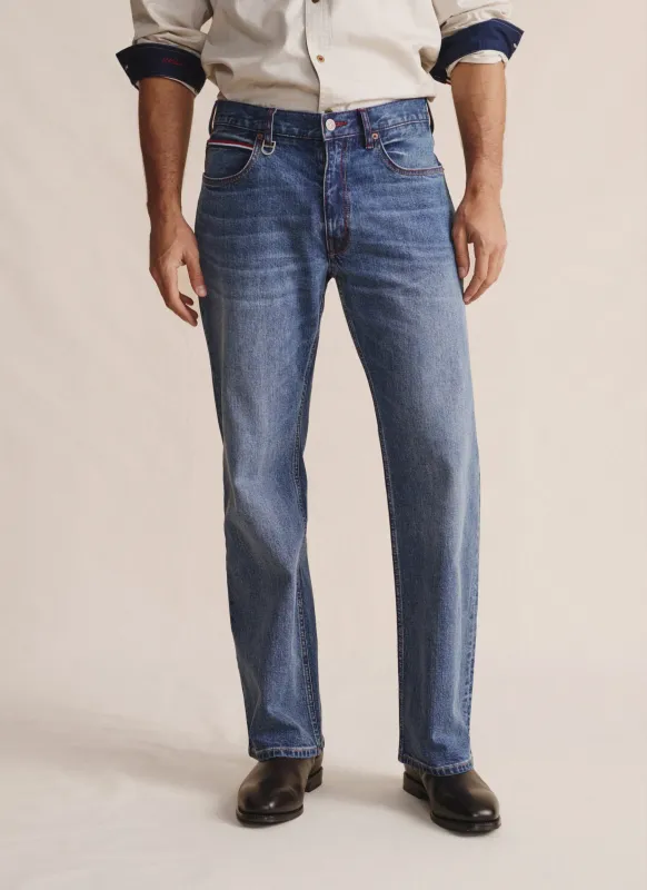 Kidman Mens Geurie Regular Mid Wash Jean