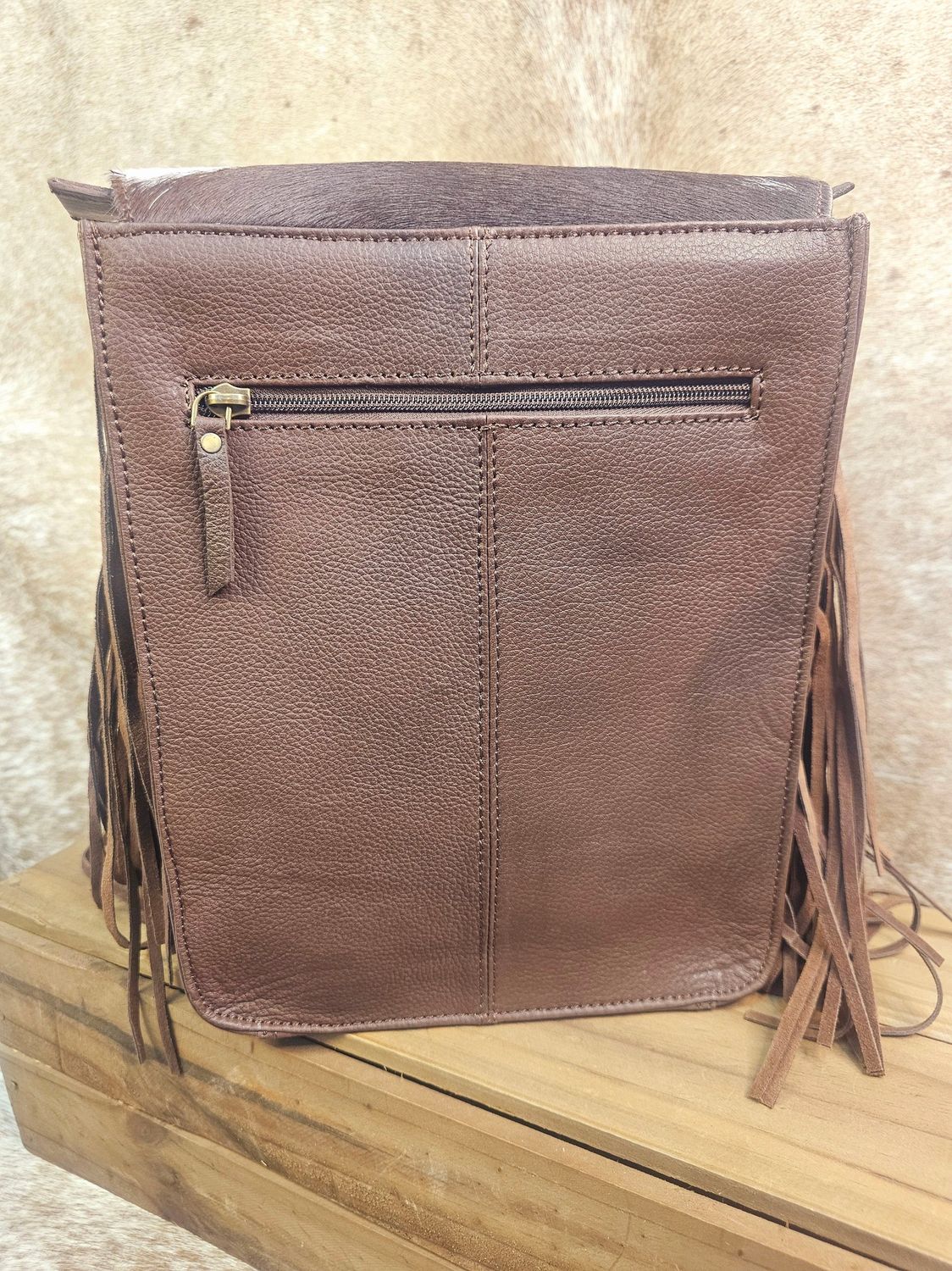 Bushfire Road California Cactus Fringe Shoulder Bag