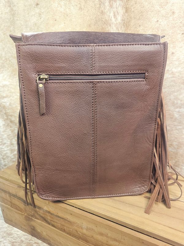 Bushfire Road California Cactus Fringe Shoulder Bag