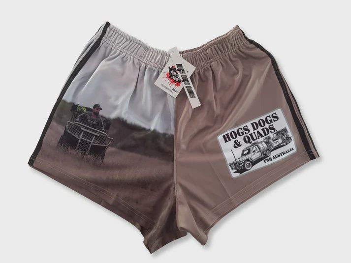Hogs Dogs And Quads Adult Photo Brown, Size: S
