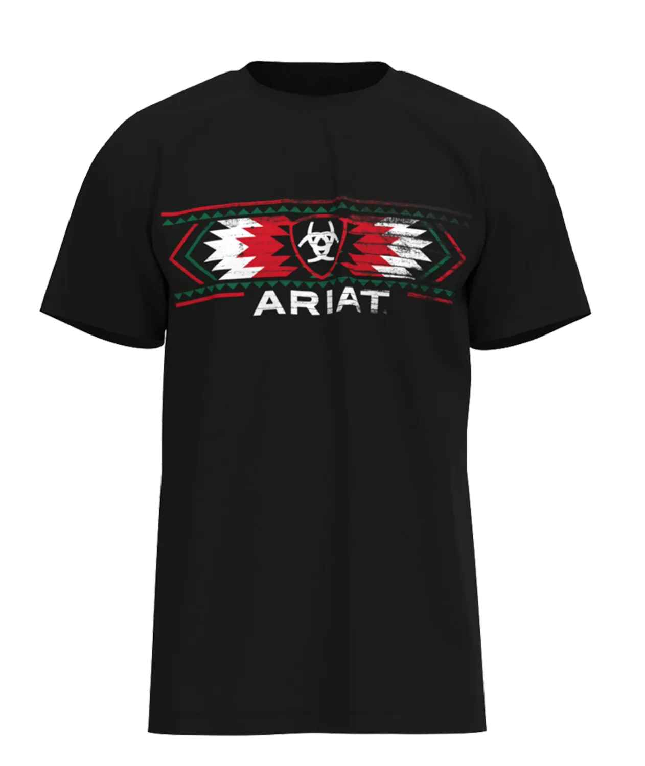 Ariat Mens Mexicali Black T-Shirt, Color: Black, Size: S