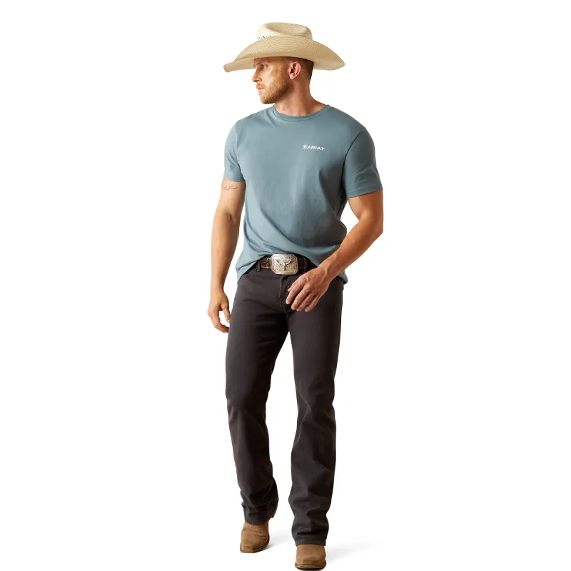 Ariat Mens Eagle Rock Light Denim T-Shirt