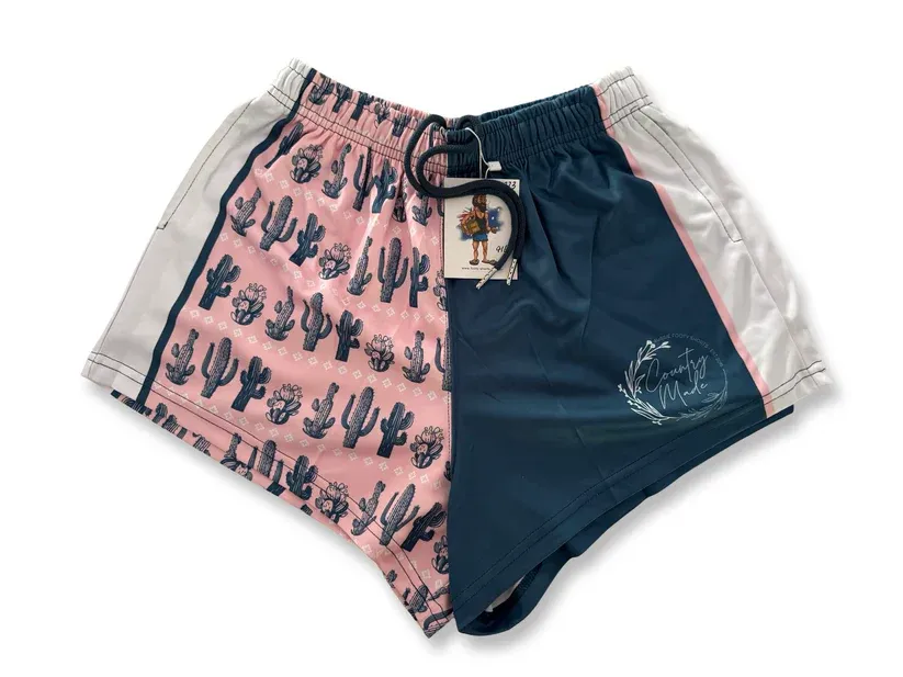 Aussie Footy Shorts Adult Cactus Footy Short, Size: XS