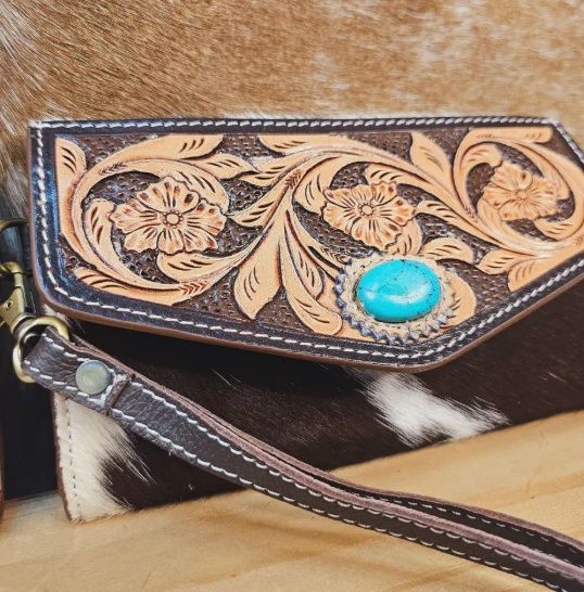 Bushfire Road The Calamity Cowhide Wallet