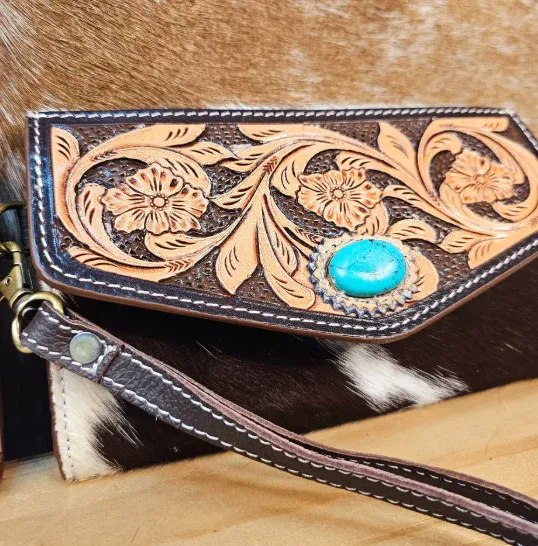 Bushfire Road The Calamity Cowhide Wallet