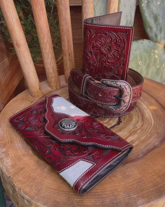 Outback King Western Indian Cherry Clutch Purse