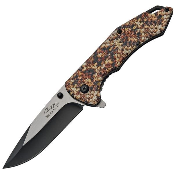 Knife Rite Edge Snakeskin Linerlock 4.5"