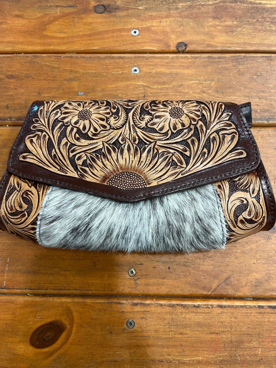 Bushfire Road Sundance Chocolate Clutch