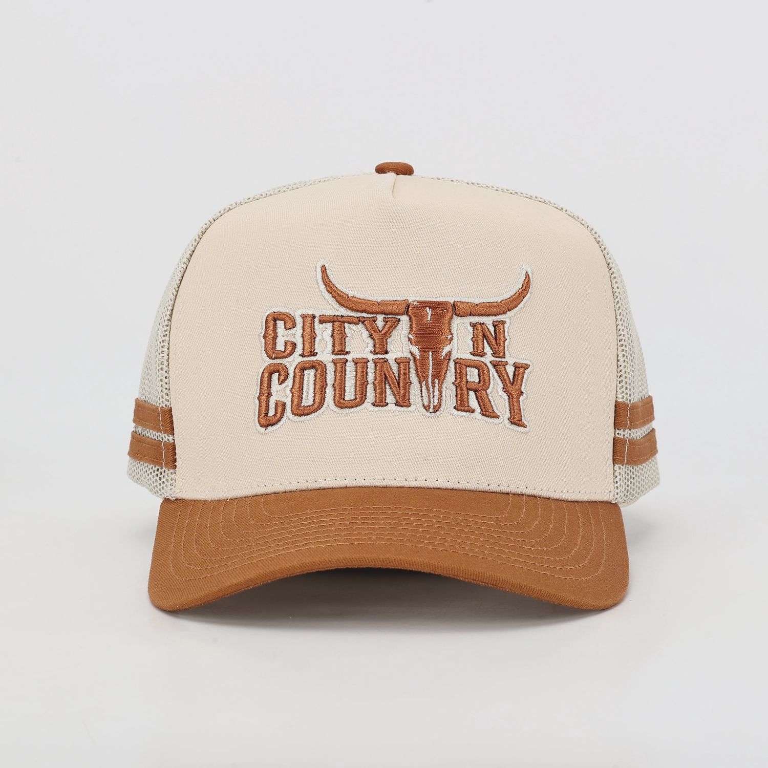 City N Country 3D Classic Beige and Clay Cap