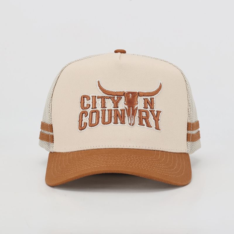City N Country 3D Classic Beige and Clay Cap