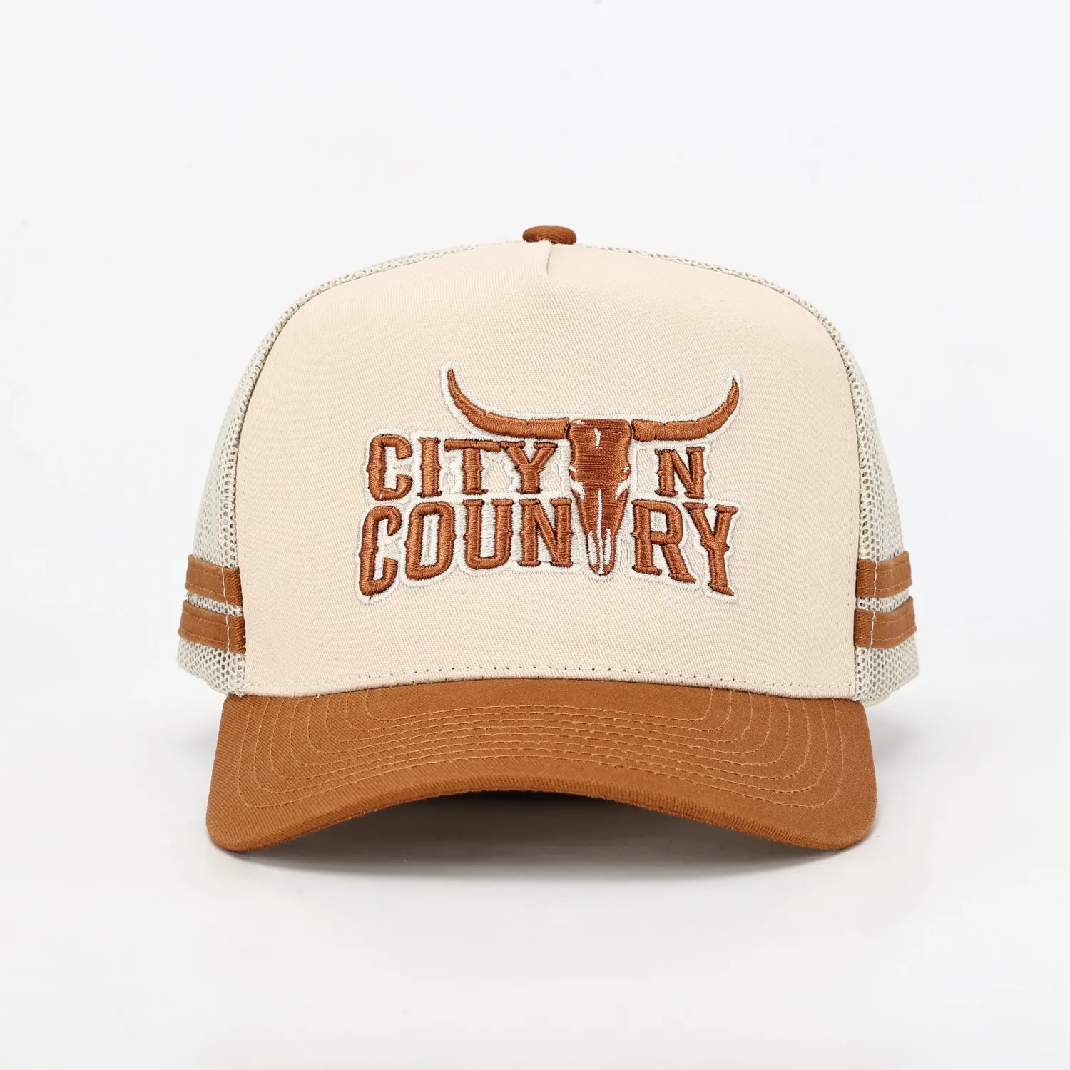 City N Country 3D Classic Beige and Clay Cap