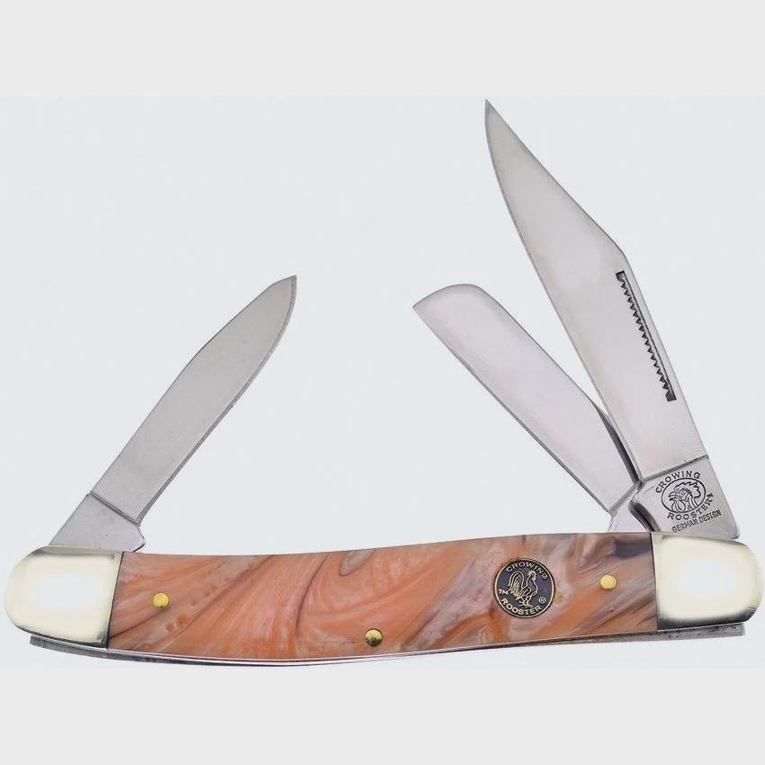Knike Frost Large Stockman Gold Resin Stainless 4.63"