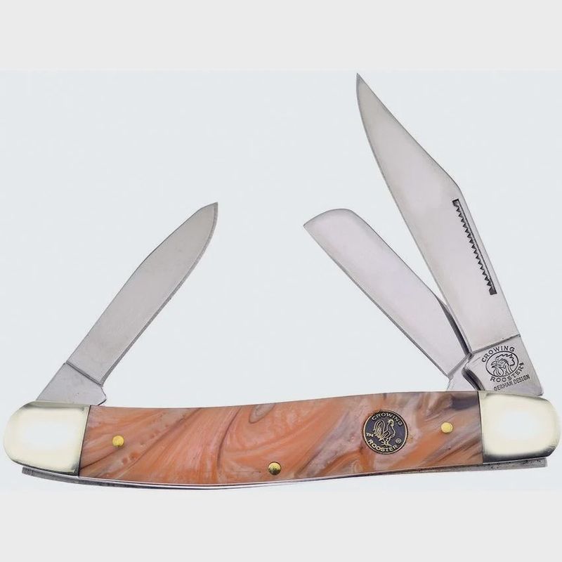 Knike Frost Large Stockman Gold Resin Stainless 4.63"