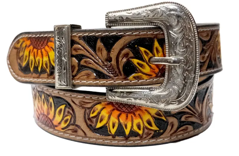 Outback King Sunflower Elegance Western Belt