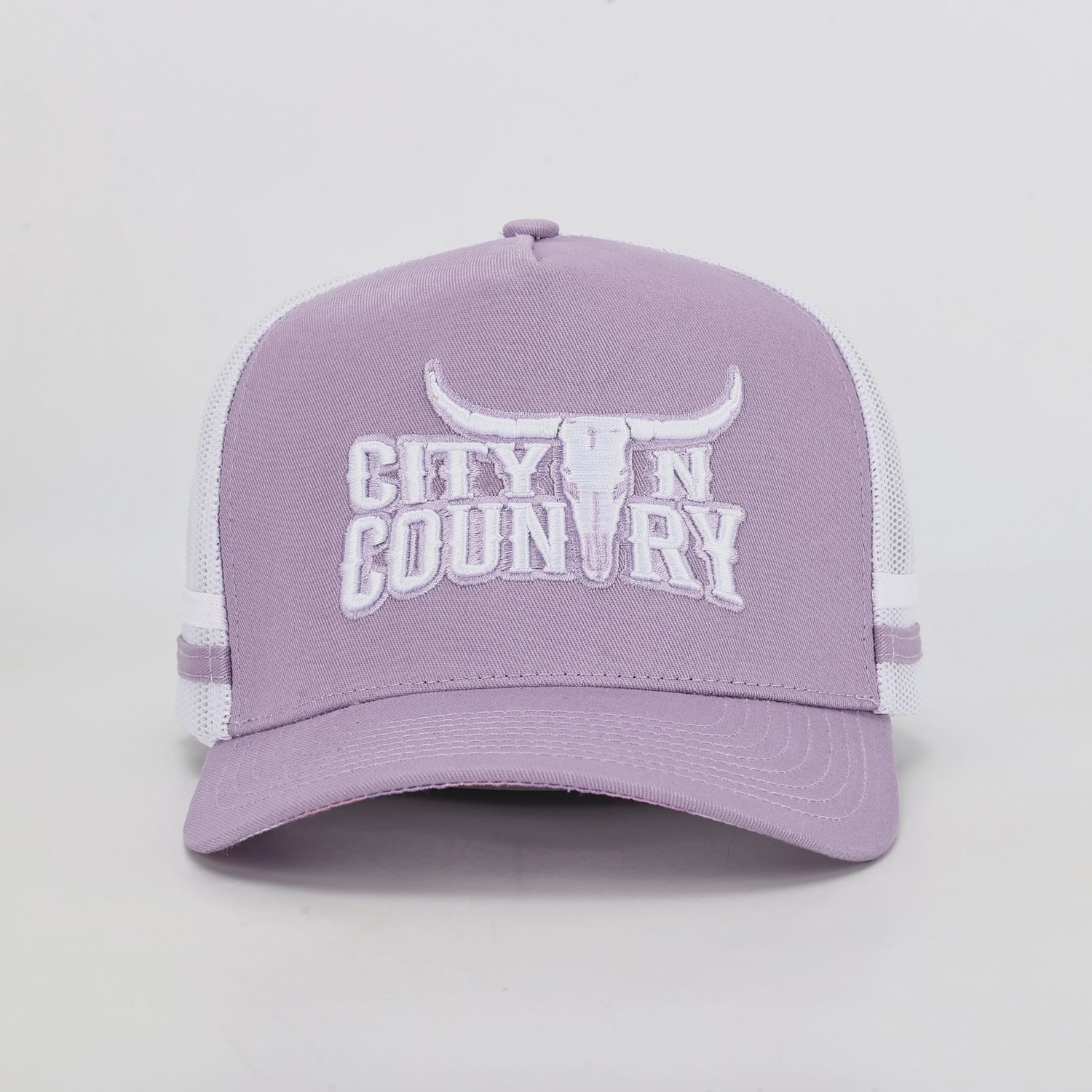 City N Country 3D Classic Lavender and White Cap