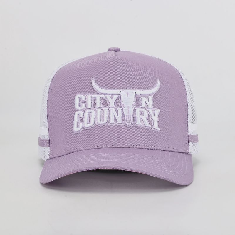 City N Country 3D Classic Lavender and White Cap