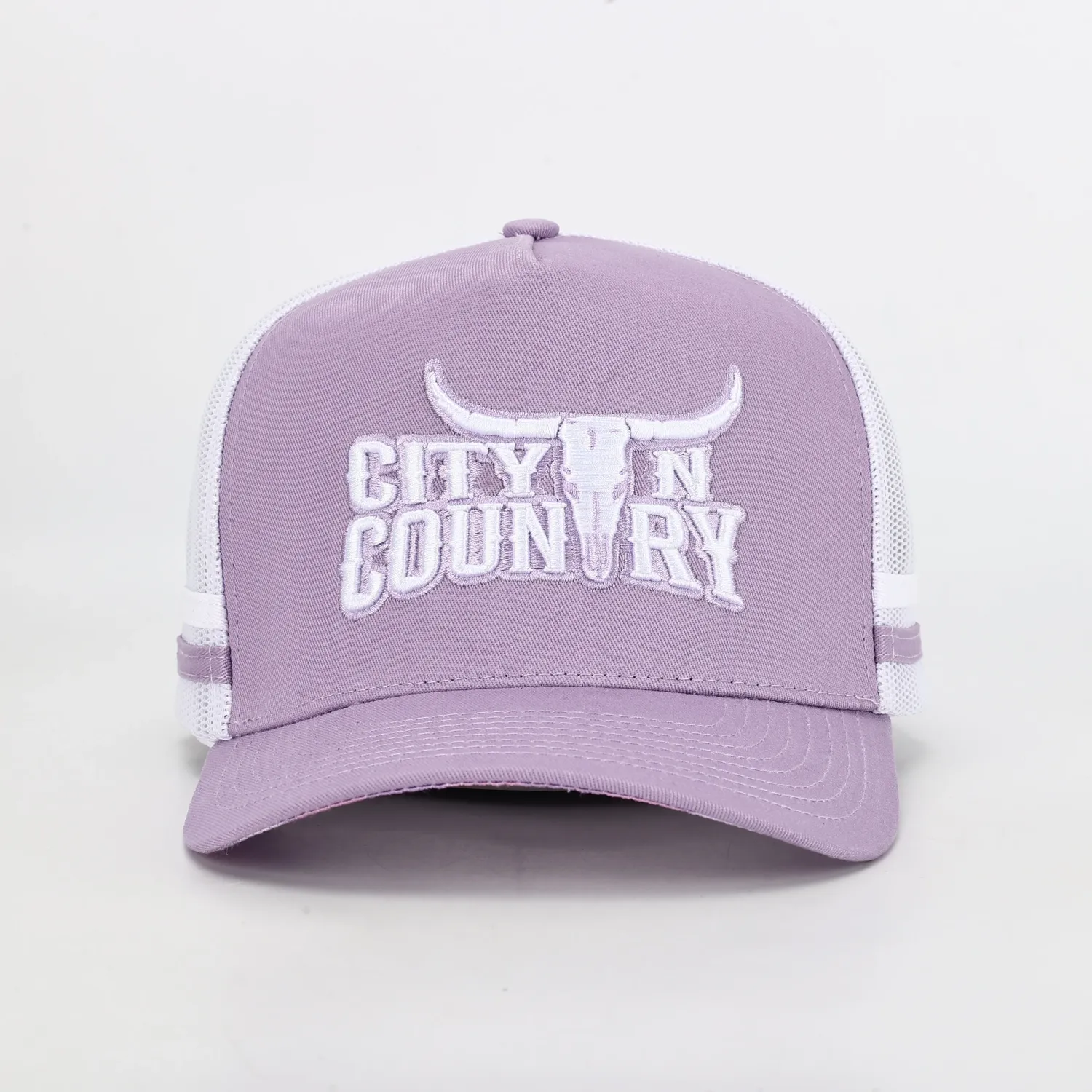 City N Country 3D Classic Lavender and White Cap