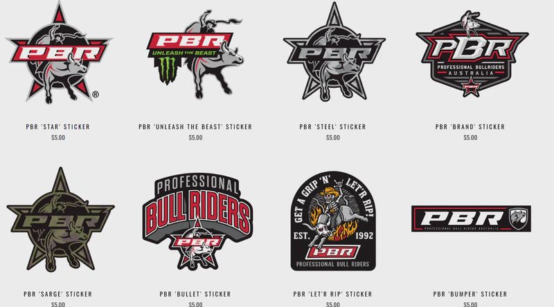 PBR Assorted Stickers